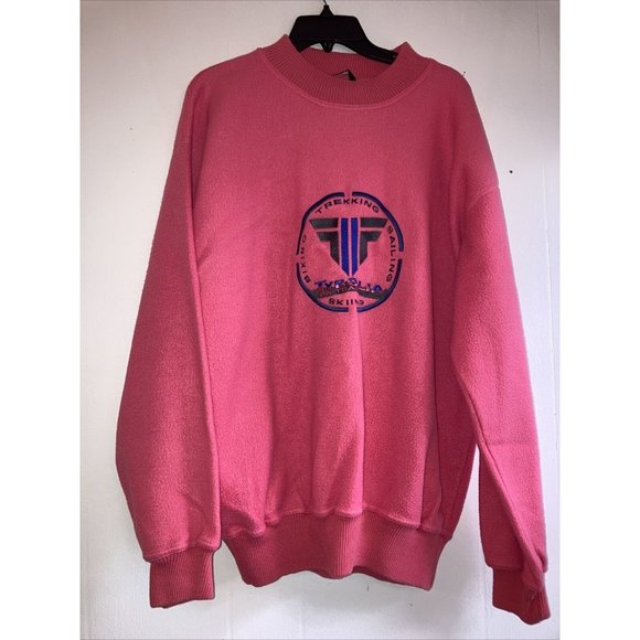 Vintage TYROLIA HEAD Unisex Ski Fleece Knit Snowboard SOFT Sweatshi… - Picture 1 of 10